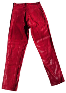 1990's faux snakeskin high waisted pants