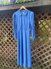 Load image into Gallery viewer, 1970’s periwinkle maxi dress
