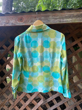 Load image into Gallery viewer, 1990’s 100% silk groovy button up blouse
