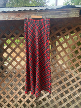 Load image into Gallery viewer, 1970’s plaid maxi skirt
