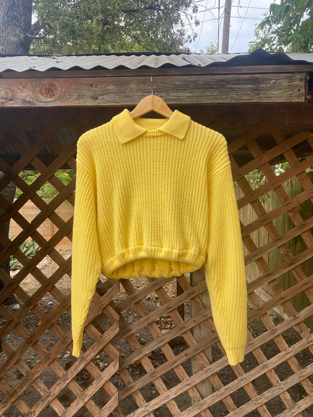 1970’s reworked cropped sweater