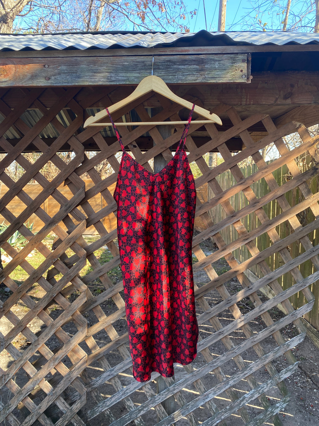 1990’s heart slip dress