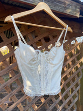 Load image into Gallery viewer, 1960’s cream bustier top
