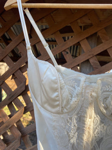 1960’s cream bustier top