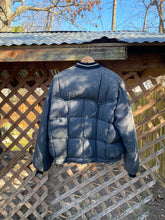 Load image into Gallery viewer, 1980’s feather down varsity puff coat
