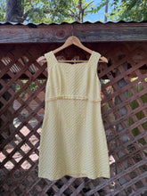 Load image into Gallery viewer, 1990’s yellow gingham mini dress
