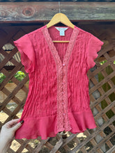 Load image into Gallery viewer, 1990’s eyelet blouse
