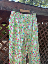 Load image into Gallery viewer, 1990’s high waisted gingham fruit pants
