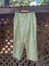 Load image into Gallery viewer, 1990’s high waisted gingham fruit pants
