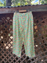 Load image into Gallery viewer, 1990’s high waisted gingham fruit pants
