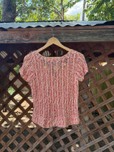 Load image into Gallery viewer, Y2K crochet button up top
