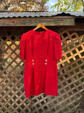 Load image into Gallery viewer, 1980’s puff sleeve dress
