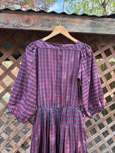 Load image into Gallery viewer, 1970’s gingham midi dress
