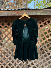 Load image into Gallery viewer, 1980’s velvet mini dress
